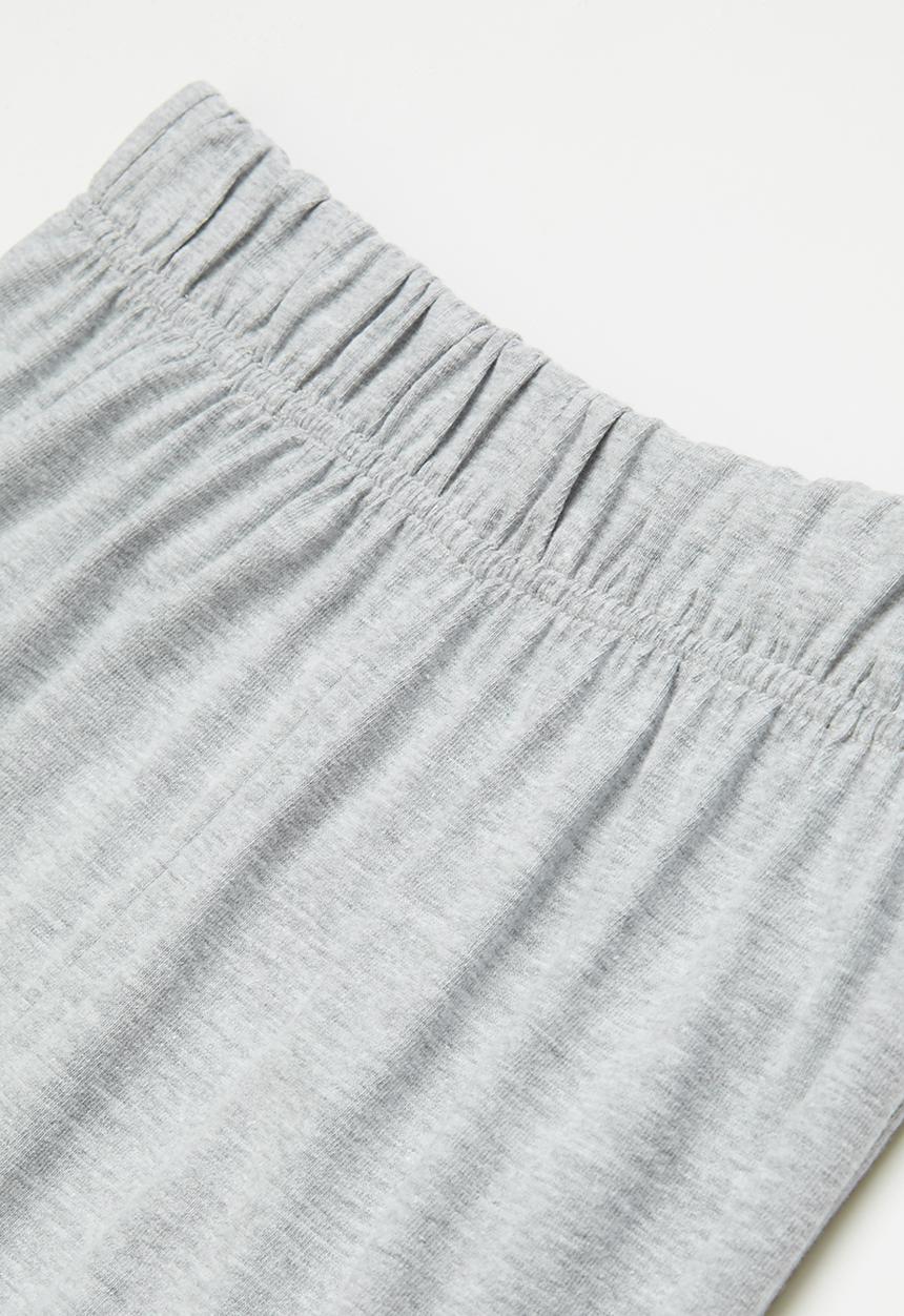Rebel Republic - Boys tee & shorts pj set - green & grey 