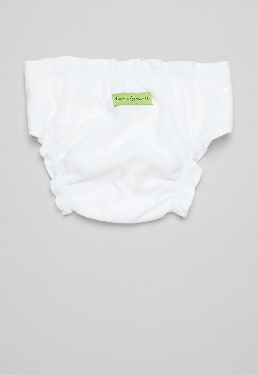 Bamboo Baby - Fancypants fleece cover - white