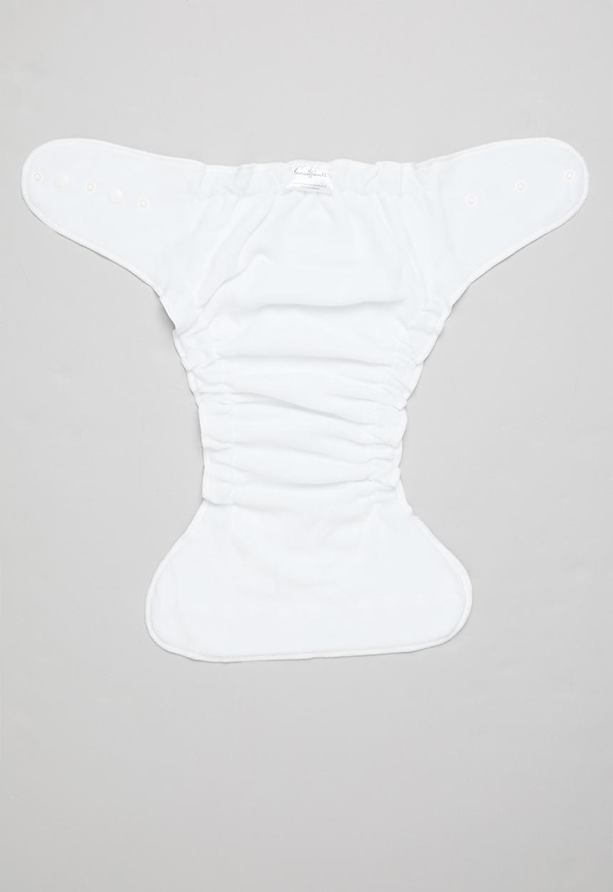 Bamboo Baby - Fancypants fleece cover - white