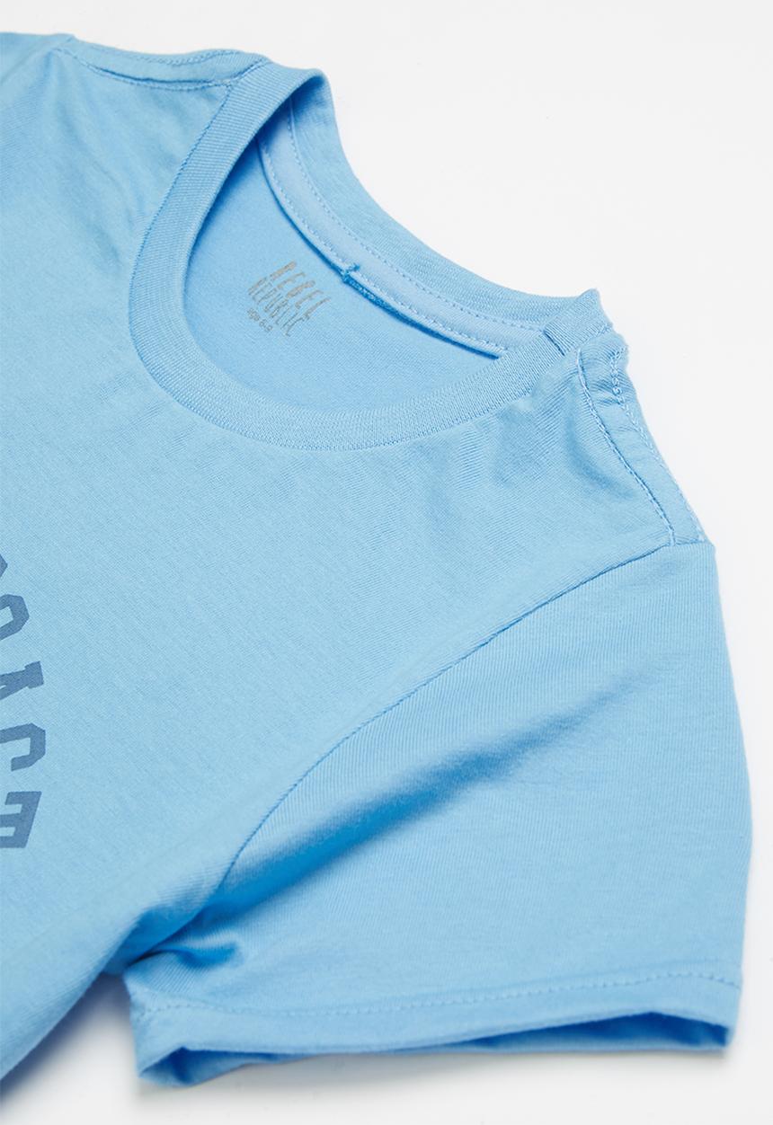 Rebel Republic - Boys graphic tee - blue
