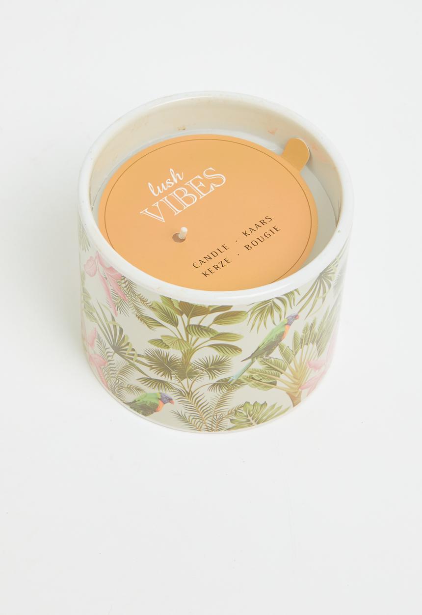 H&S - Habana print lush ceramic candle