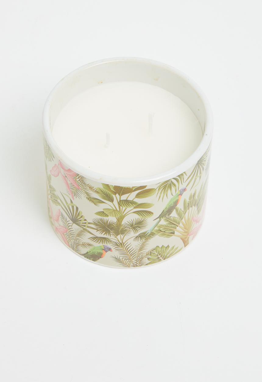 H&S - Habana print lush ceramic candle