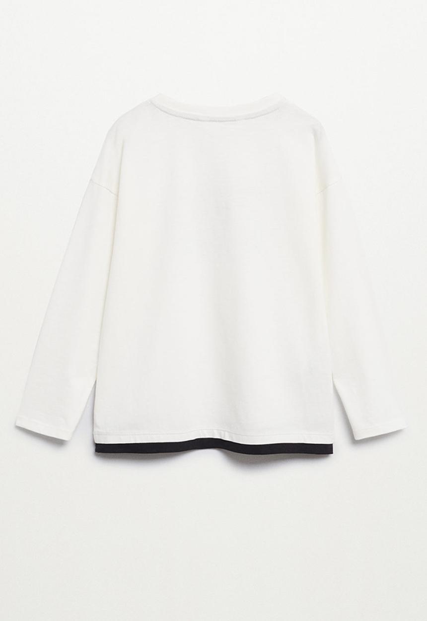 MANGO - T-shirt zoom - off white 