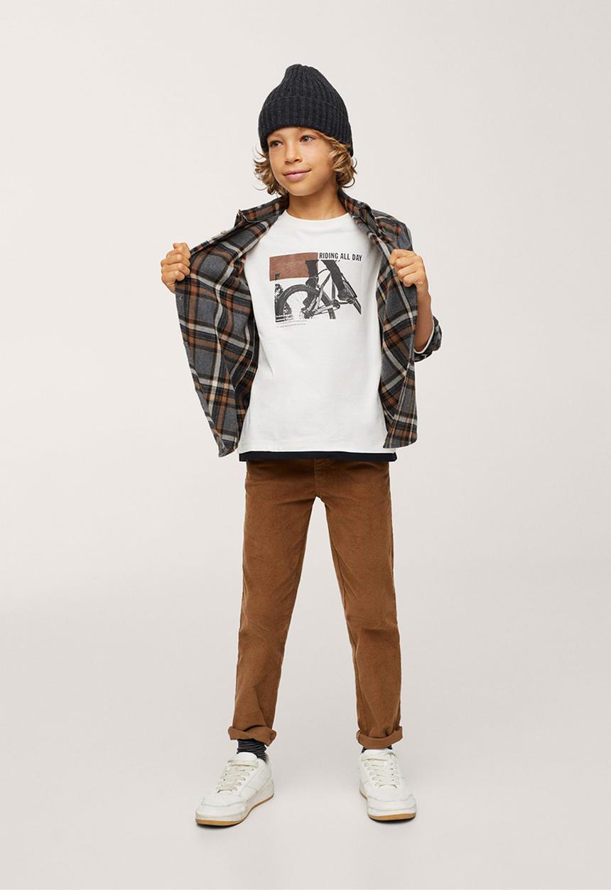 MANGO - T-shirt zoom - off white 