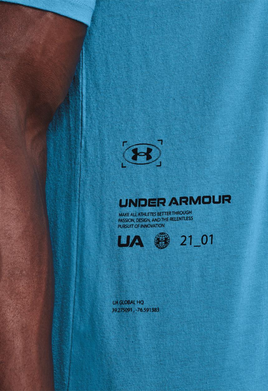 Under Armour - UA UTILITY SYMBOL Graphic Tee  - blue