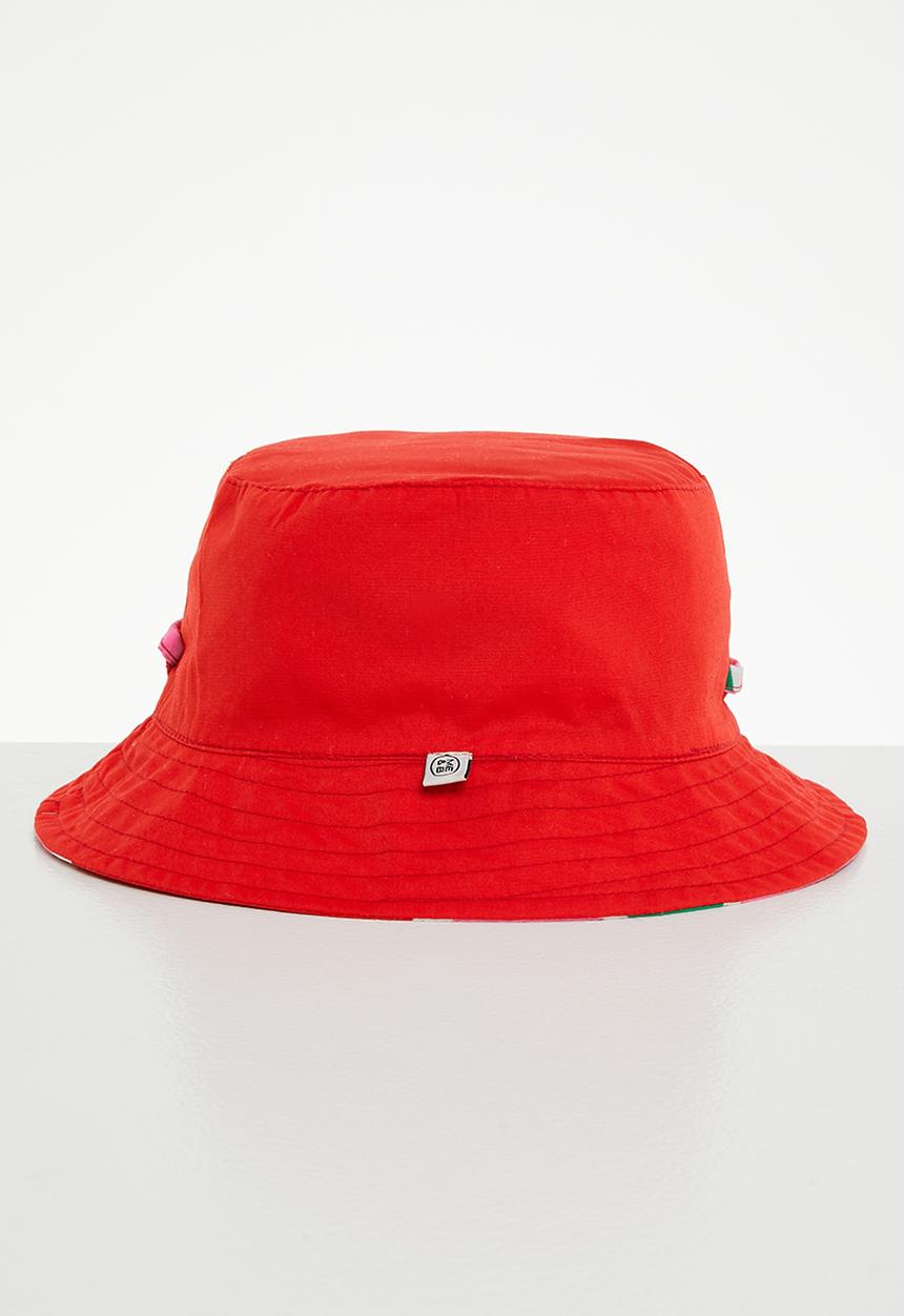 Me&B - Reversable bucket hat with large ties - multi