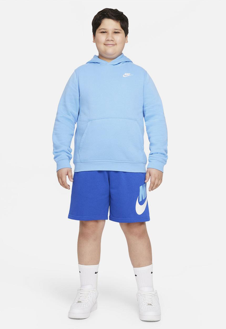Nike - B nsw hoodie po club - light blue 