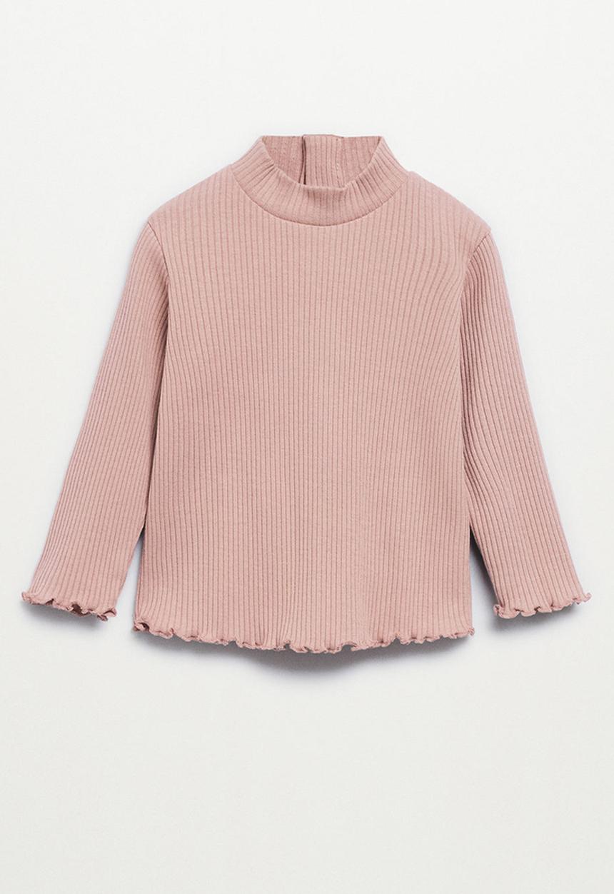 MANGO - T-shirt canelle - pink