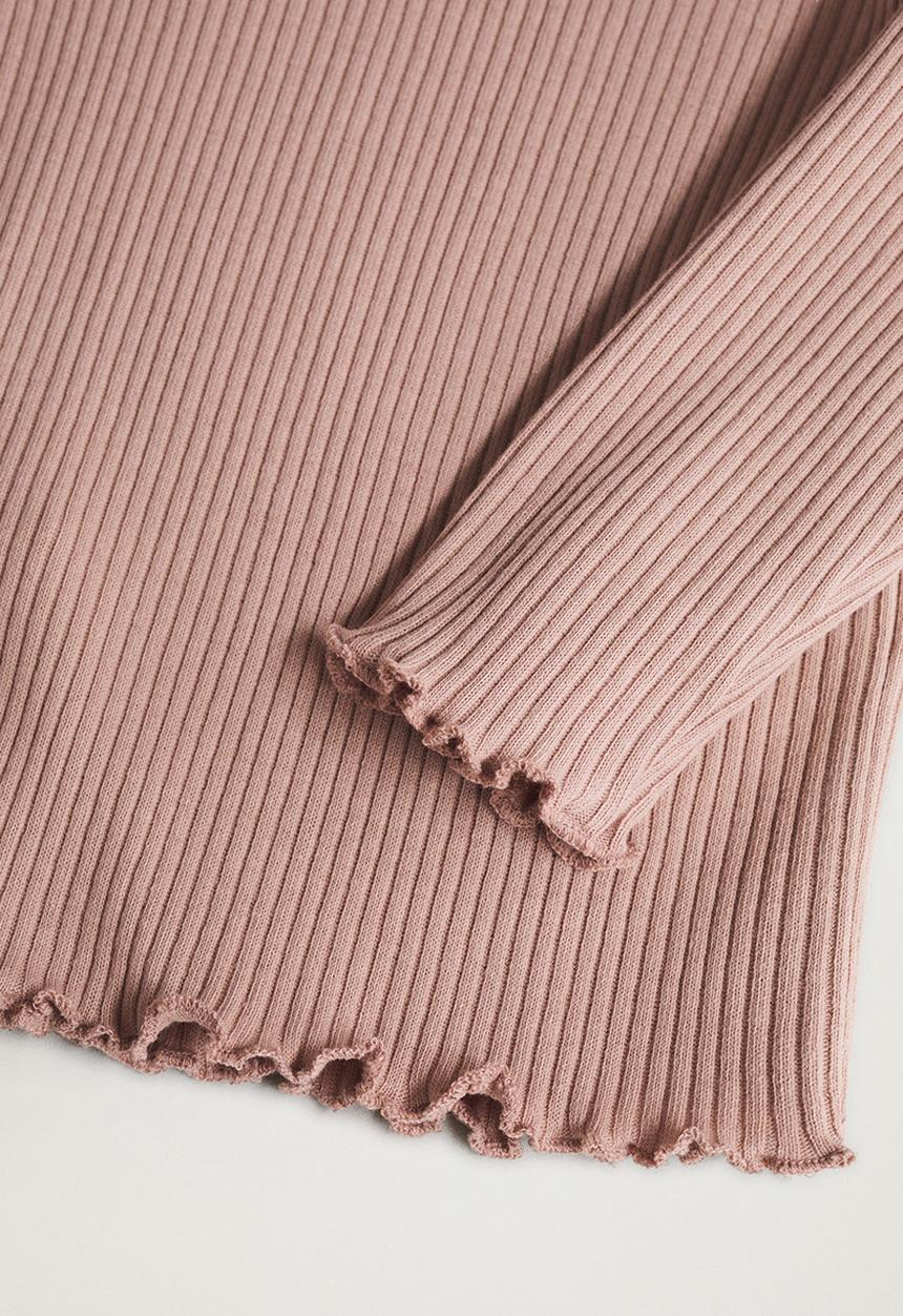 MANGO - T-shirt canelle - pink
