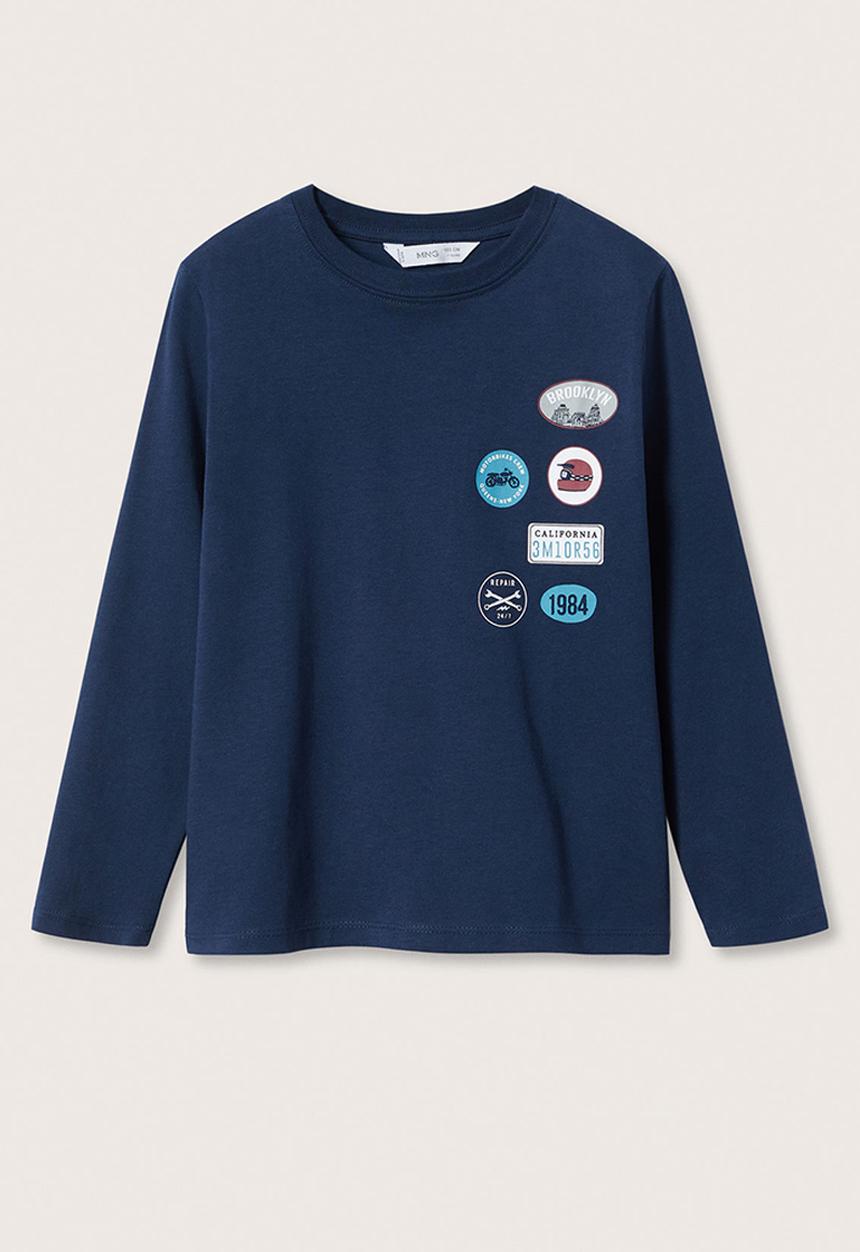 MANGO - T-shirt motor - navy