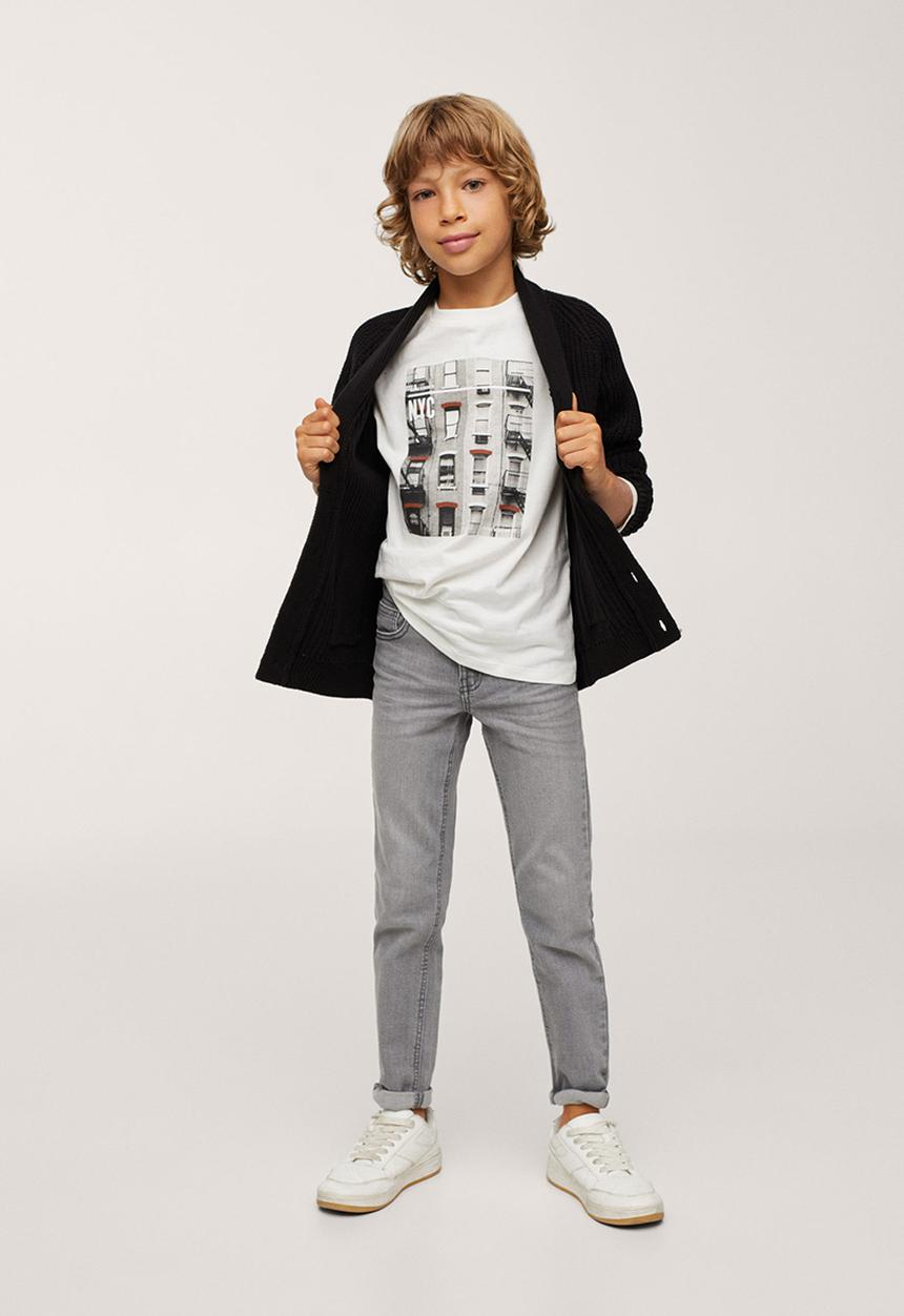 MANGO - T-shirt walking - off white 