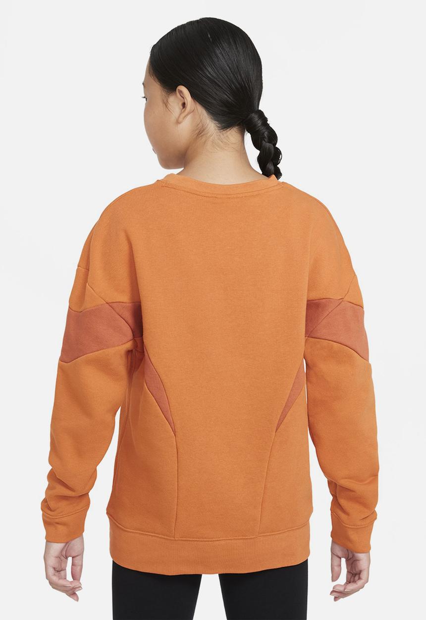 Nike - G nsw air ft bf crew - burnt orange 