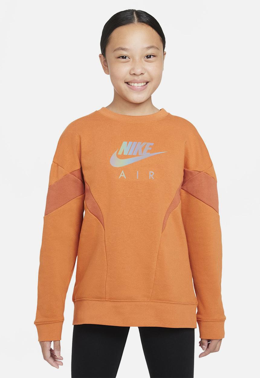 Nike - G nsw air ft bf crew - burnt orange 