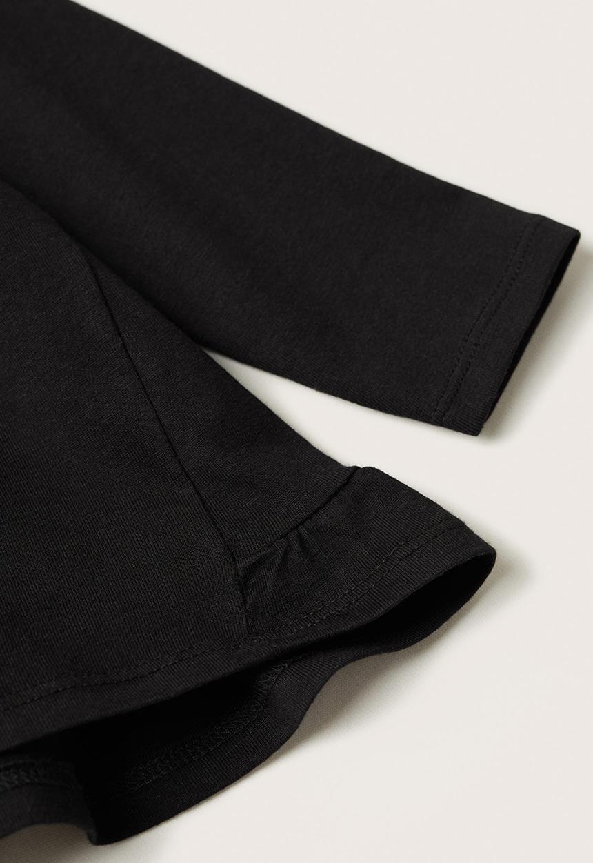 MANGO - T-shirt chic - black