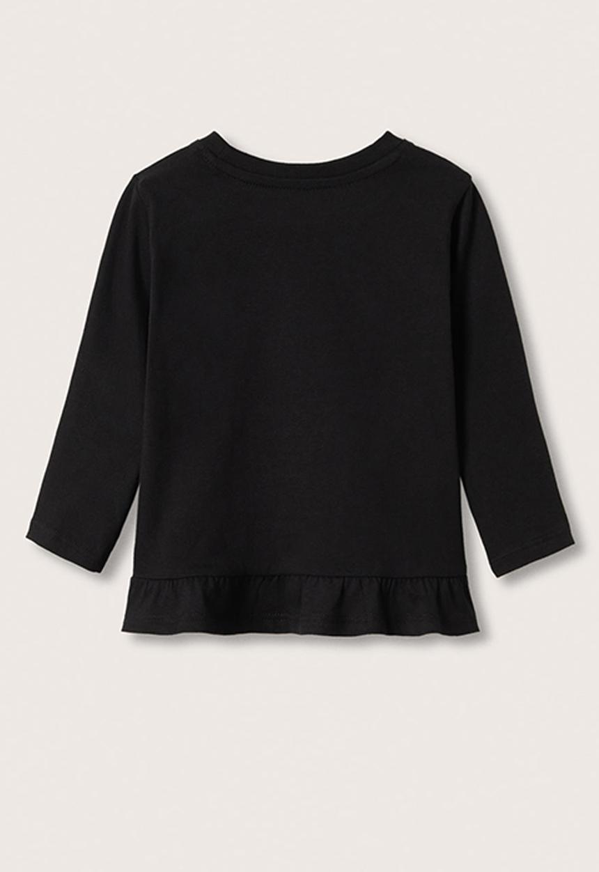 MANGO - T-shirt chic - black