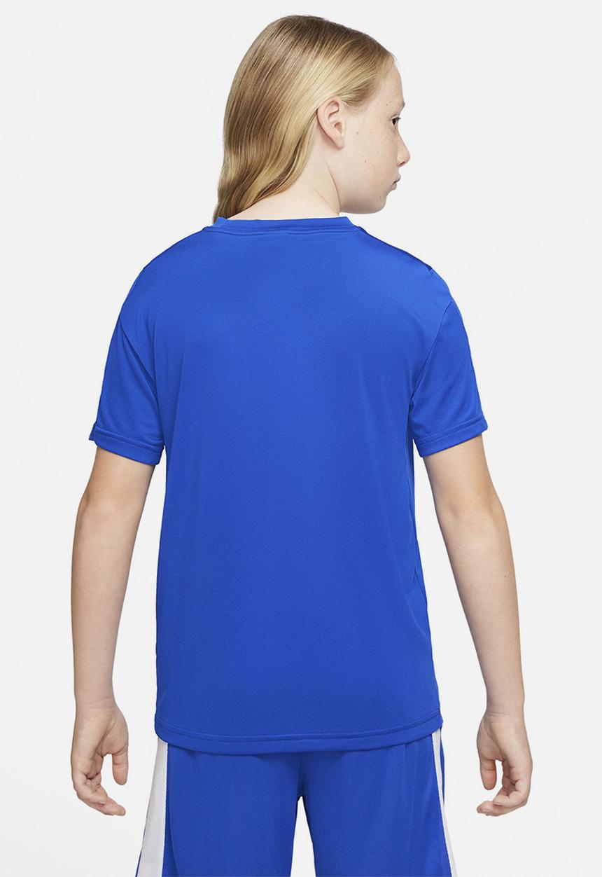 Nike - B nk df hbr short sleeve top - blue