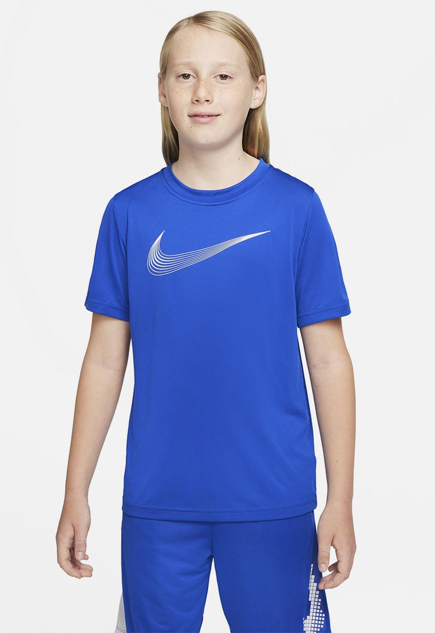Nike - B nk df hbr short sleeve top - blue