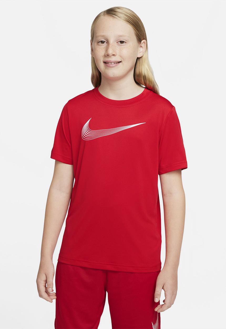 Nike - B nk df hbr short sleeve top - red