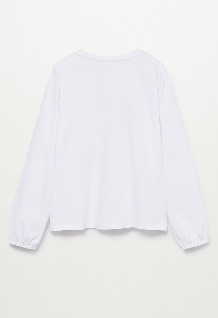 MANGO - T-shirt dragon - white