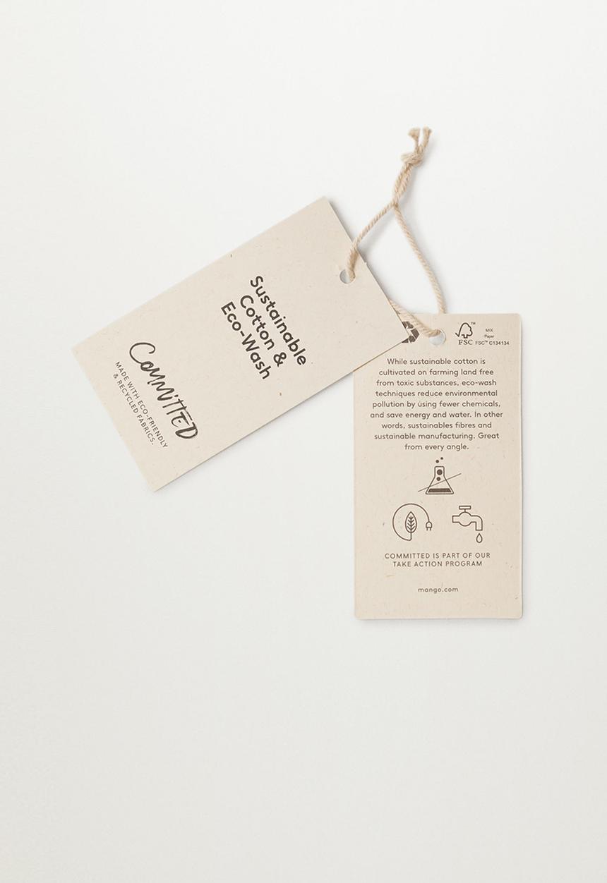 MANGO - Skirt sue - blue