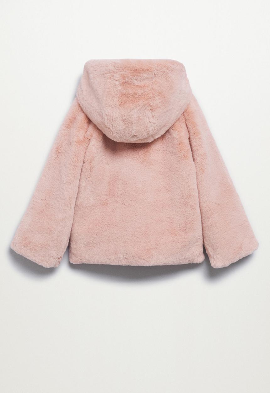 MANGO - Coat bolita - pink