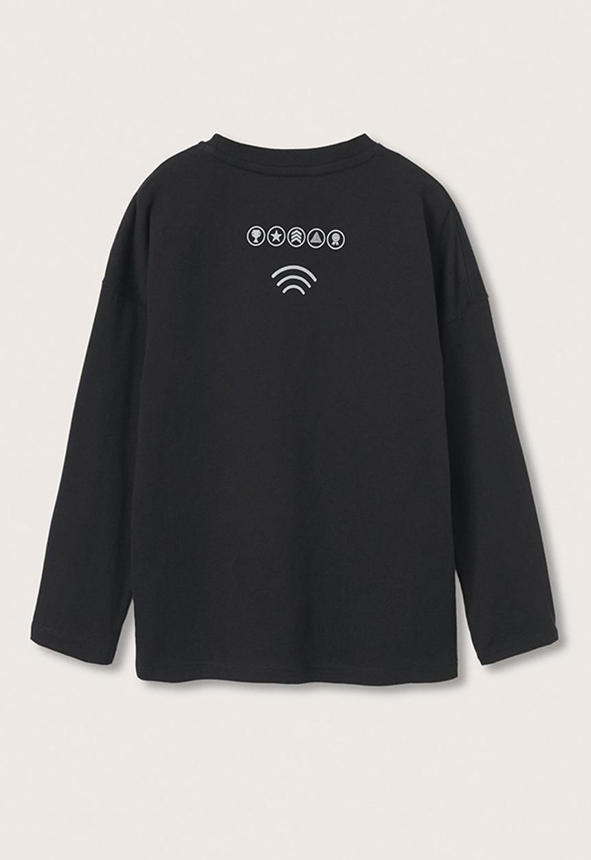 MANGO - T-shirt games - black