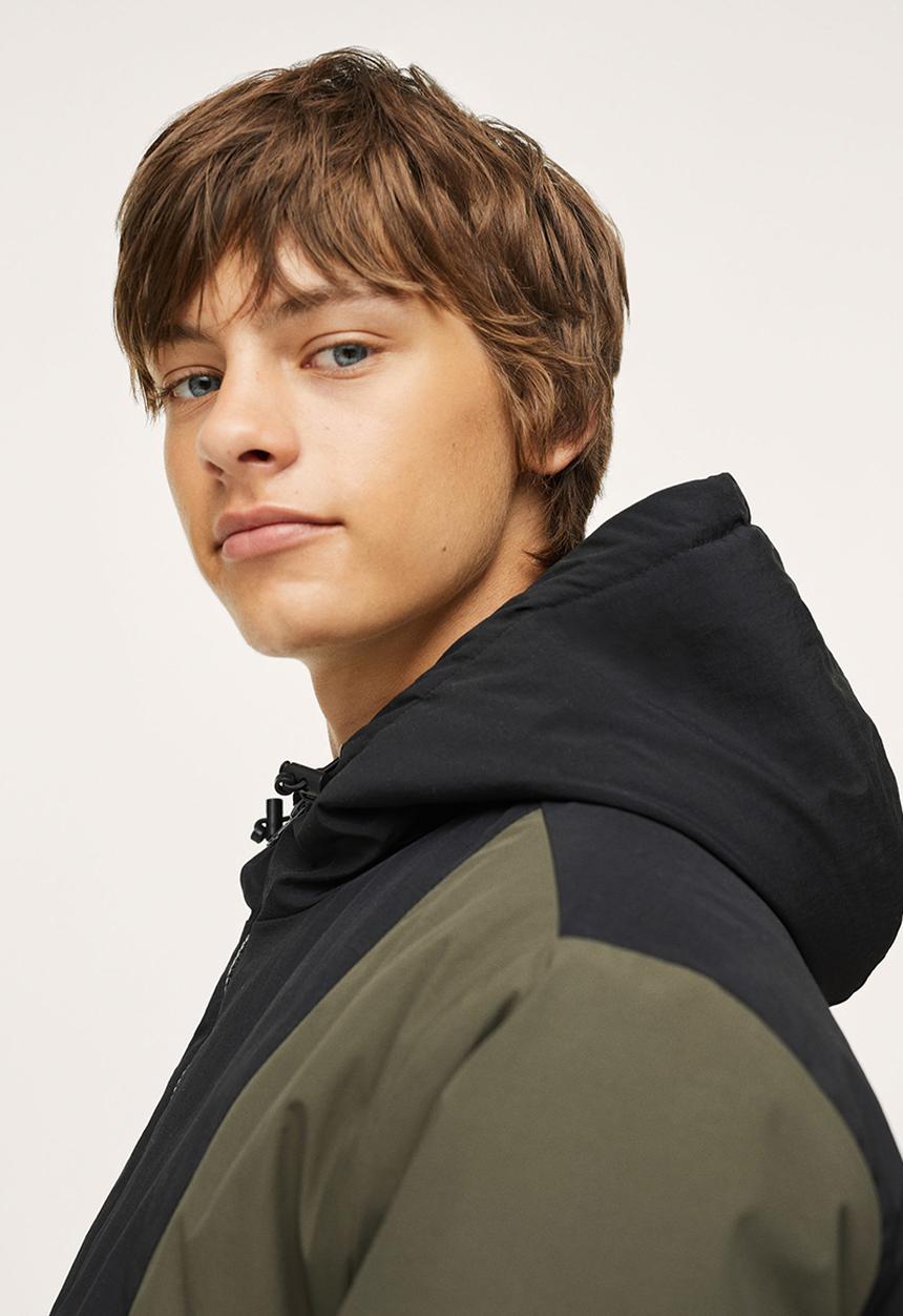 MANGO - Anorak tommy - beige