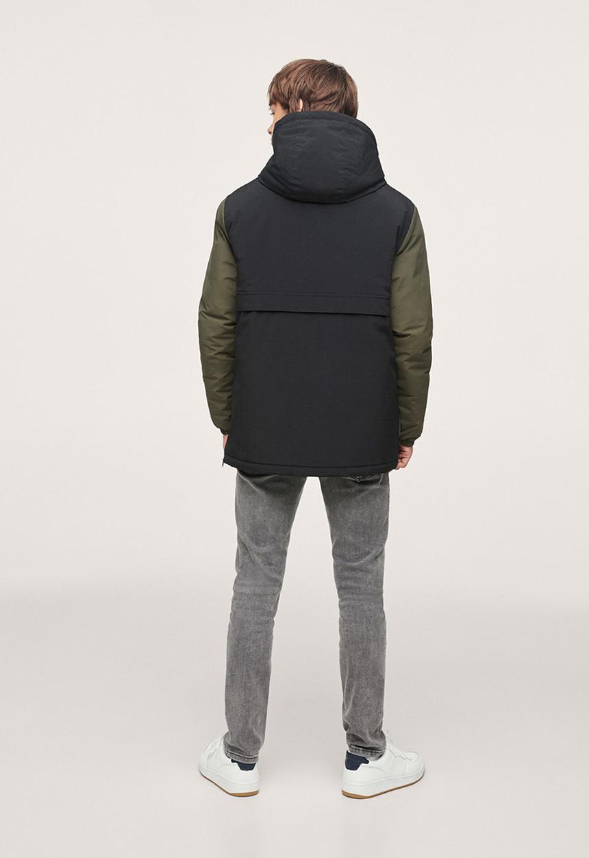 MANGO - Anorak tommy - beige