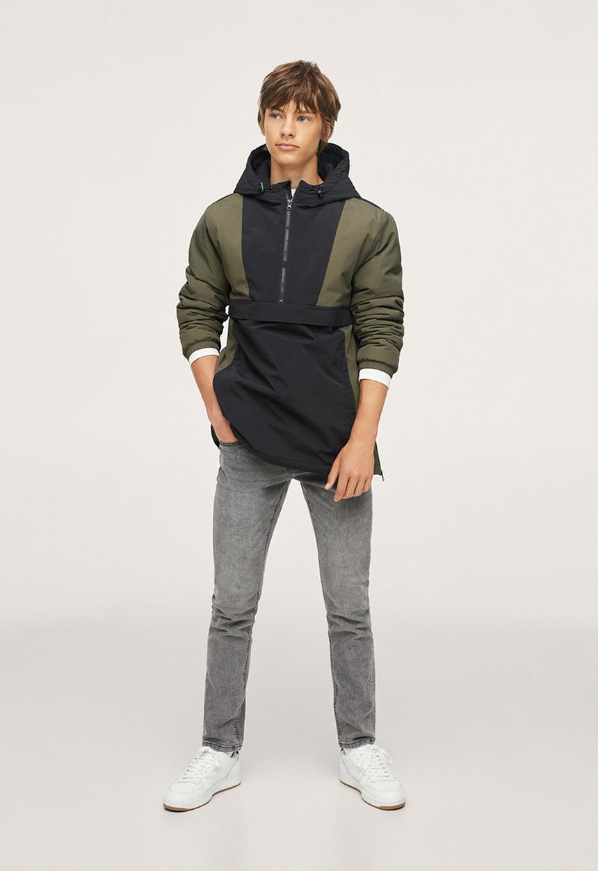 MANGO - Anorak tommy - beige