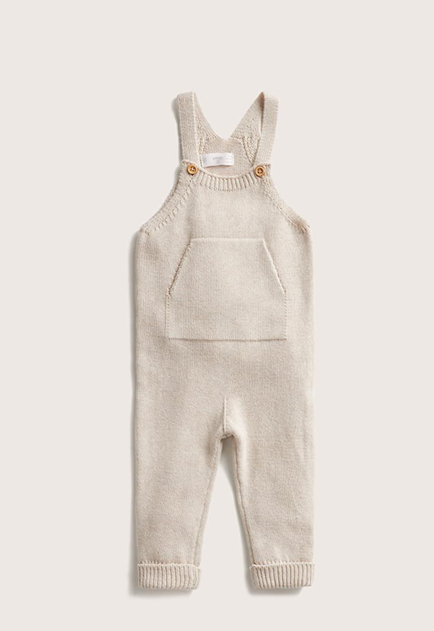 MANGO - Dungarees fede - beige