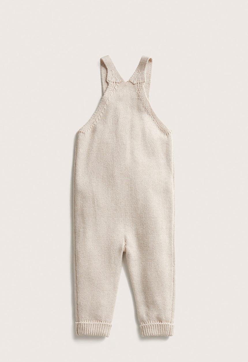 MANGO - Dungarees fede - beige