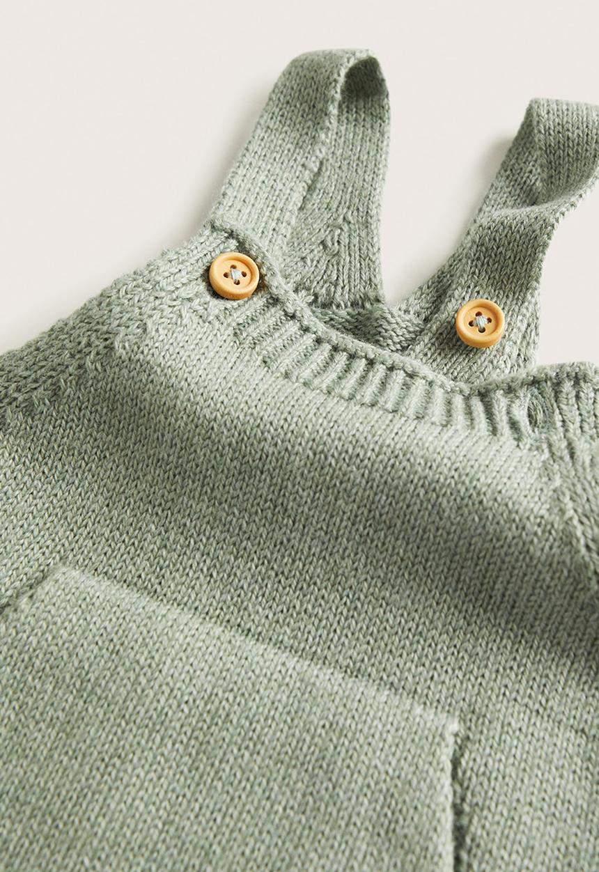 MANGO - Dungarees fede - green