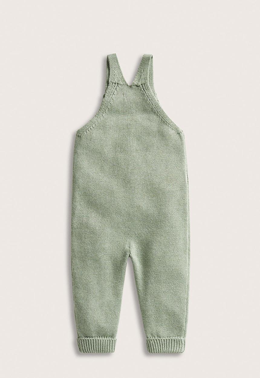 MANGO - Dungarees fede - green