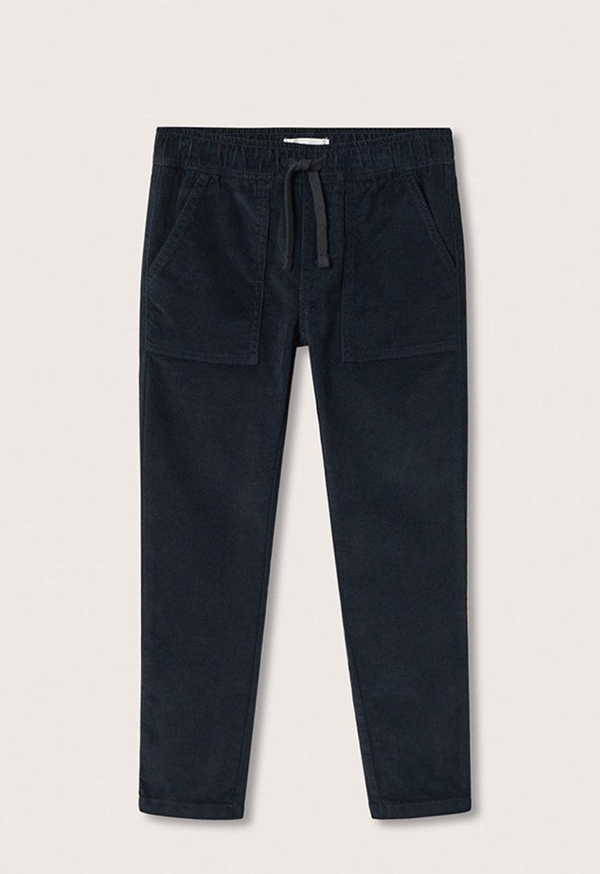 MANGO - Trousers carter - navy