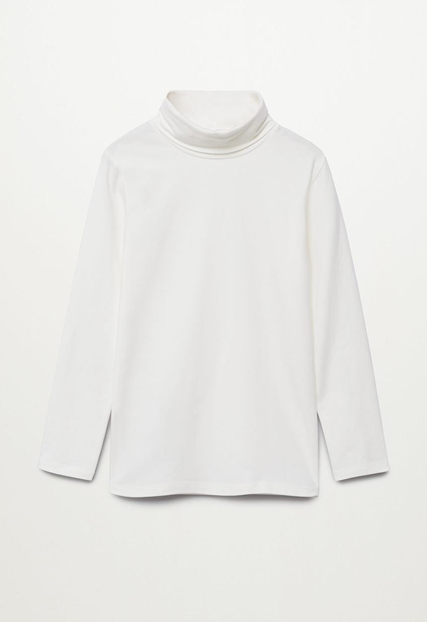 MANGO - T-shirt turbo - white/navy/black