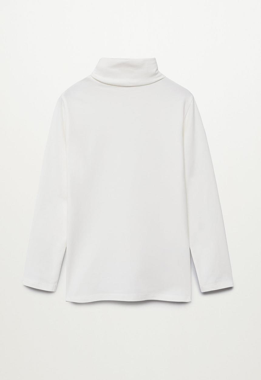 MANGO - T-shirt turbo - white/navy/black