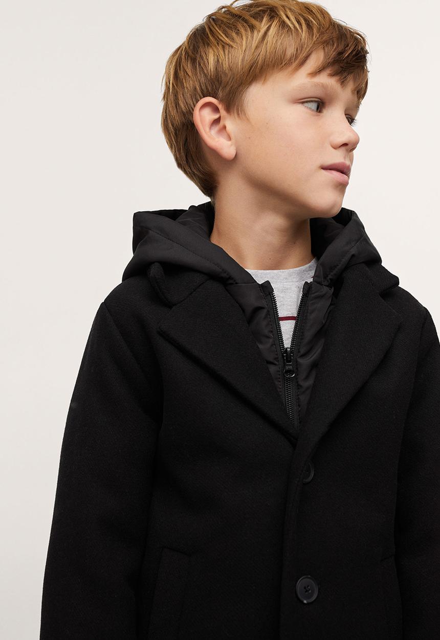 MANGO - Coat adam - black