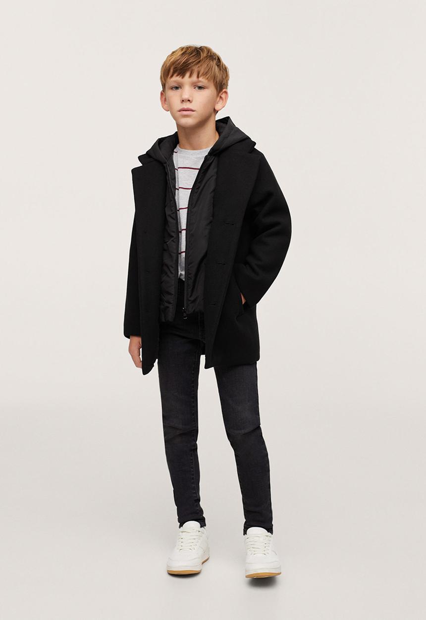 MANGO - Coat adam - black