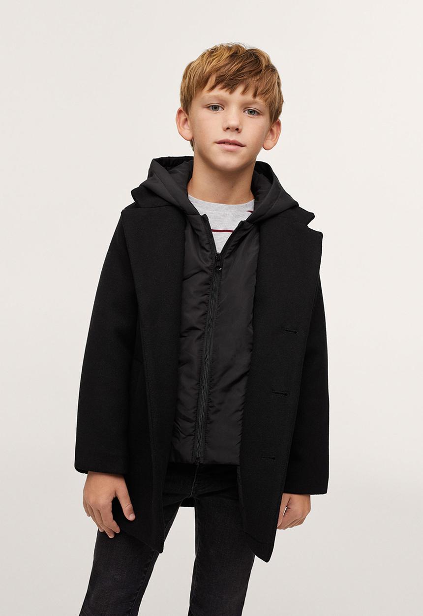 MANGO - Coat adam - black