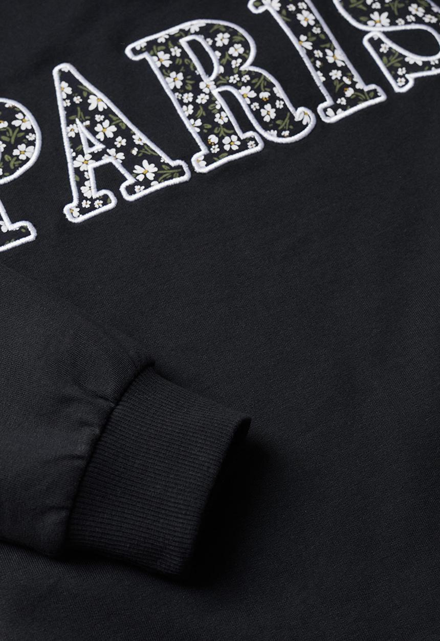 MANGO - Tracksuit eliach - black & white 