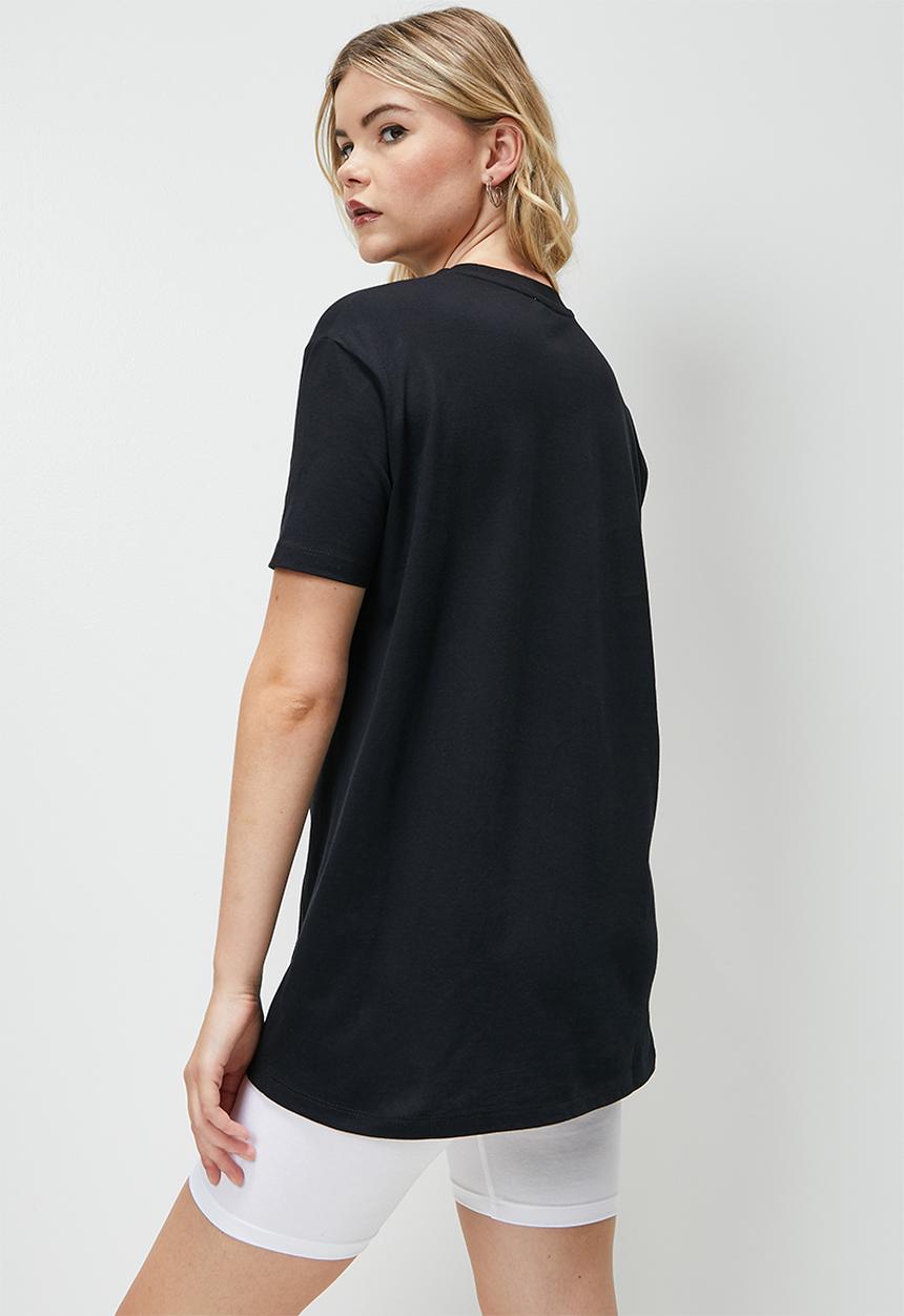 Blake - Graphic oversized tee - black