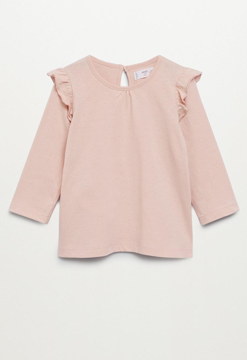 MANGO - T-shirt italyp - pink