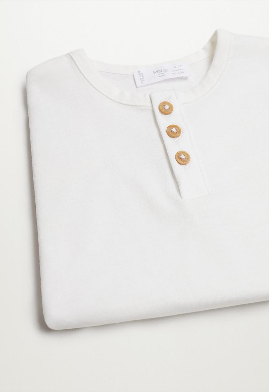 MANGO - T-shirt pani1 - natural