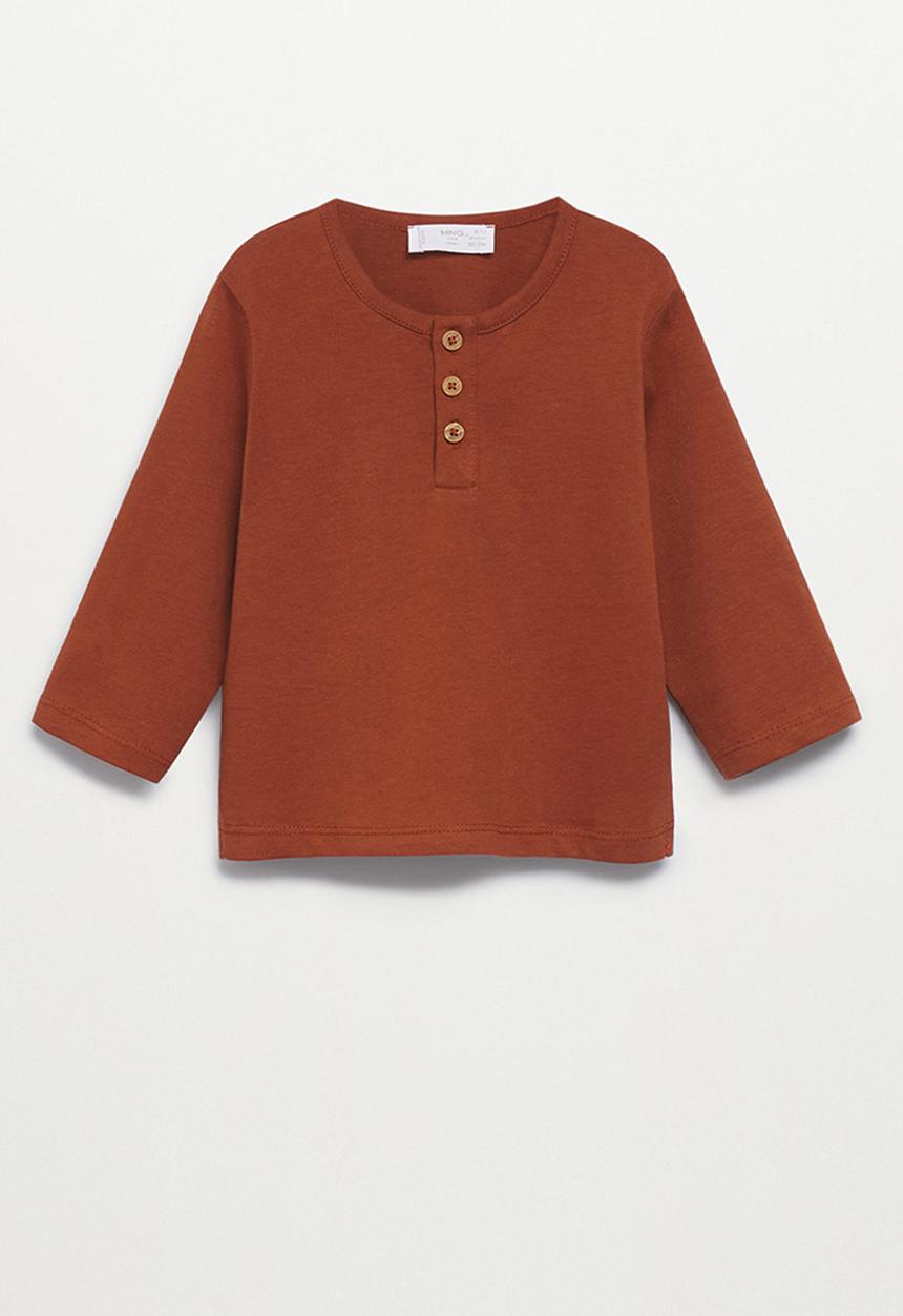 MANGO - T-shirt pani1 - orange