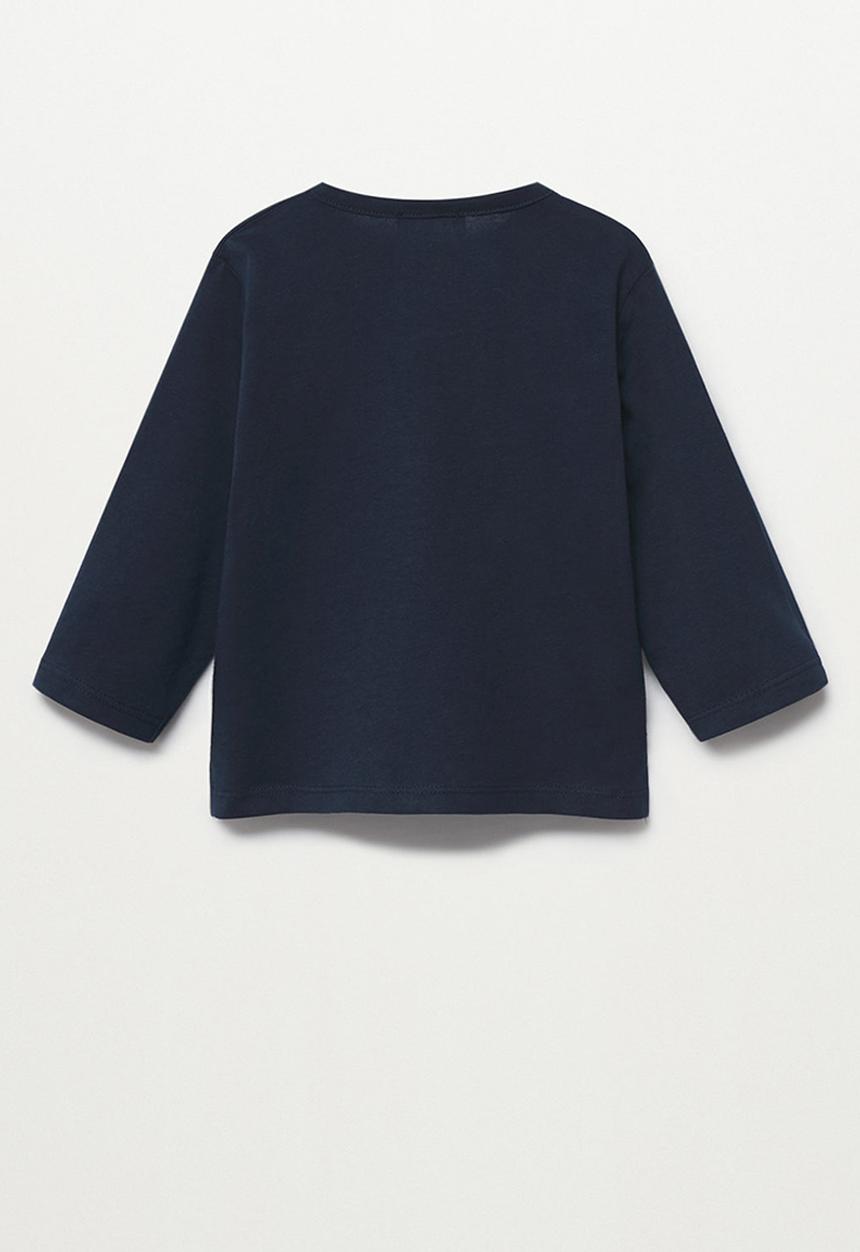 MANGO - T-shirt pani1 - navy