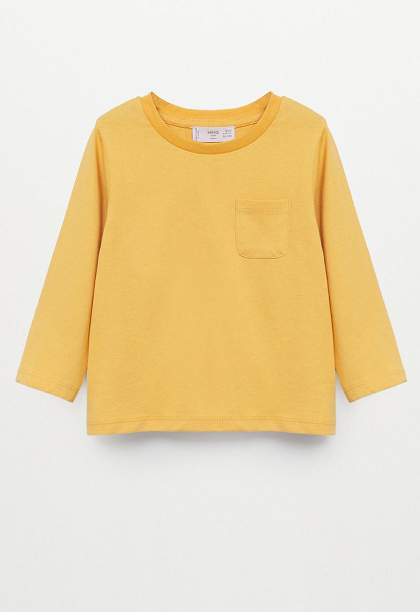 MANGO - T-shirt marcos1 - yellow