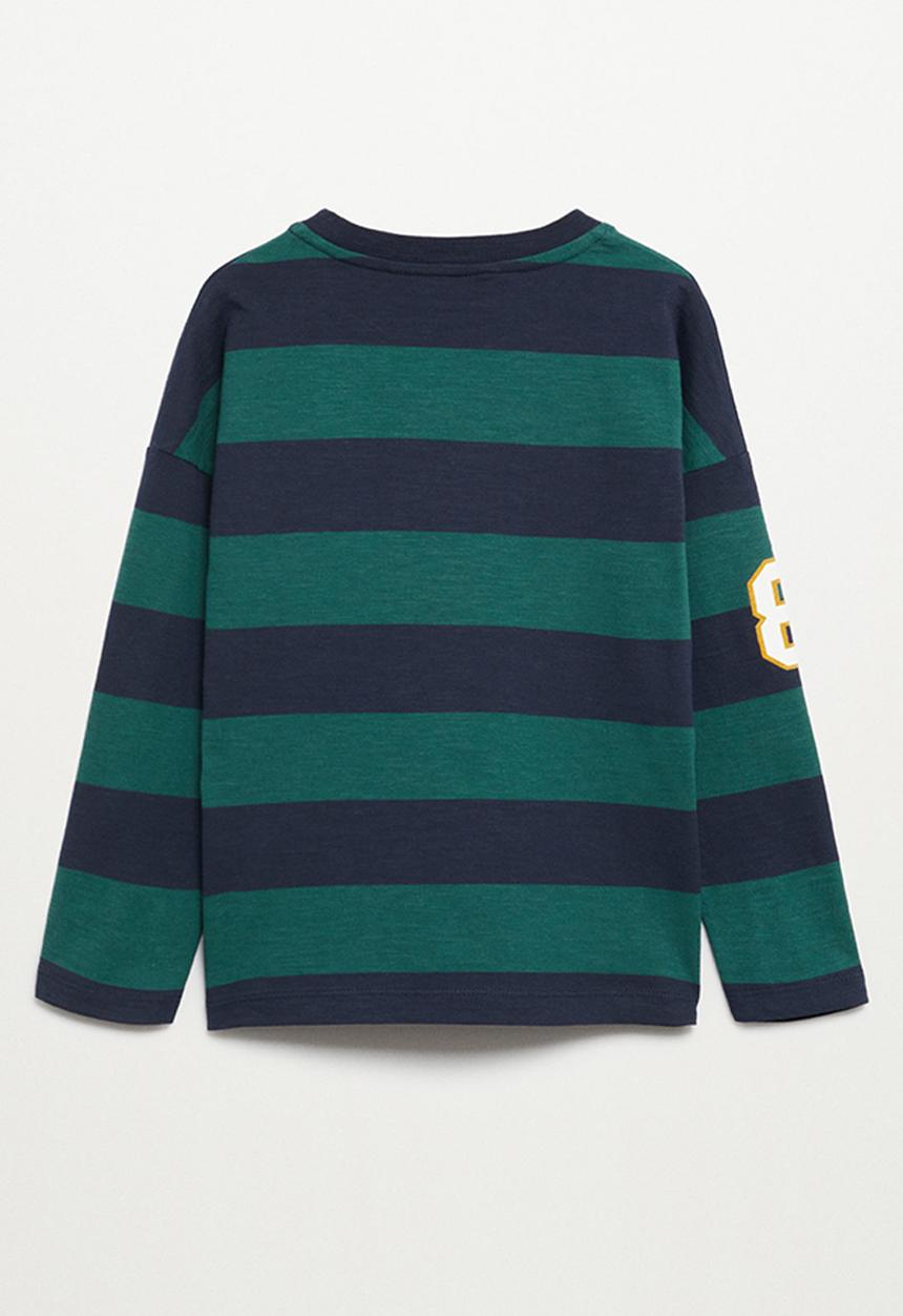 MANGO - T-shirt rugby - green