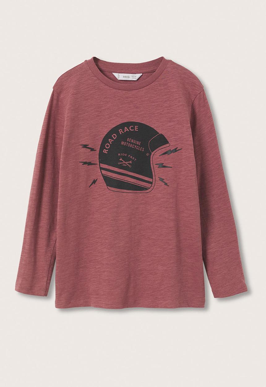 MANGO - T-shirt helmet - burnt orange