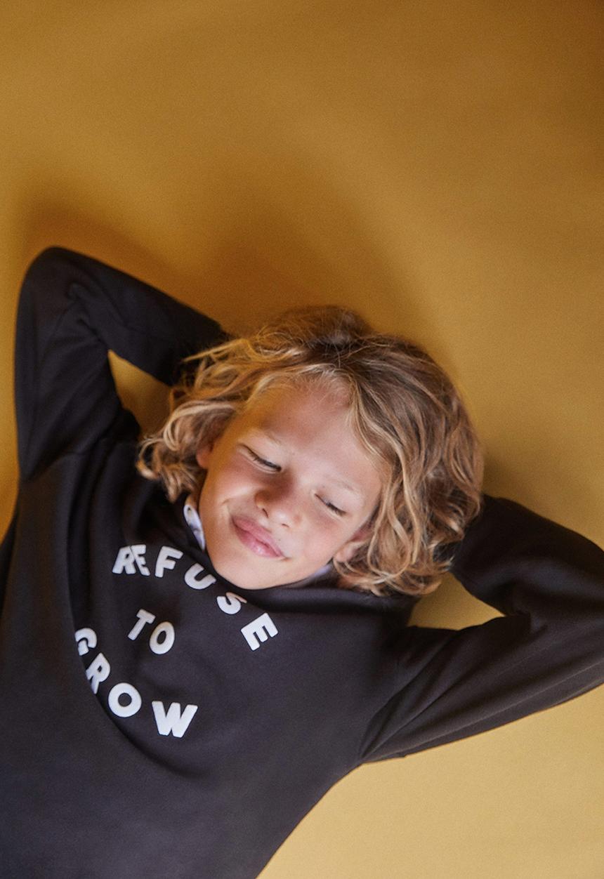 MANGO - Sweatshirt grow - black