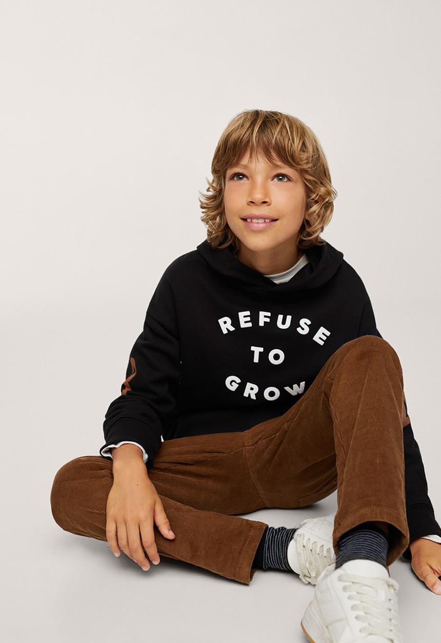 MANGO - Sweatshirt grow - black
